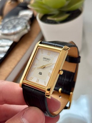 Seiko Tank Golden Dial MOD