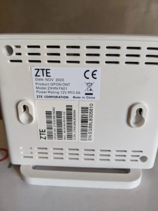 Convertitore ONT OpenFiber ZXHN F601