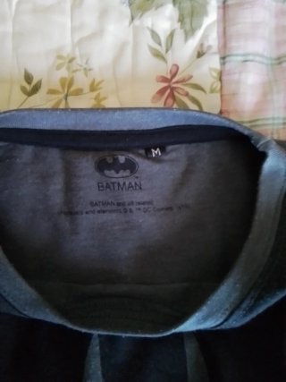 Camiseta Batman DC Negra y Gris