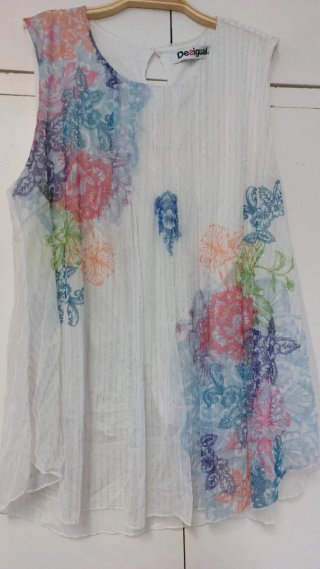 Vestido Desigual Multicolor Talla M