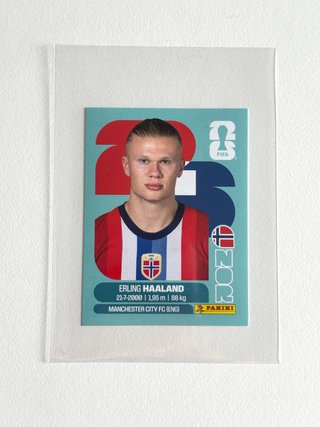 Cromo Erling Haaland Mundial 2026 Panini