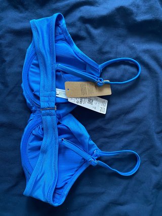 Bañador bikini Etam azul talla S
