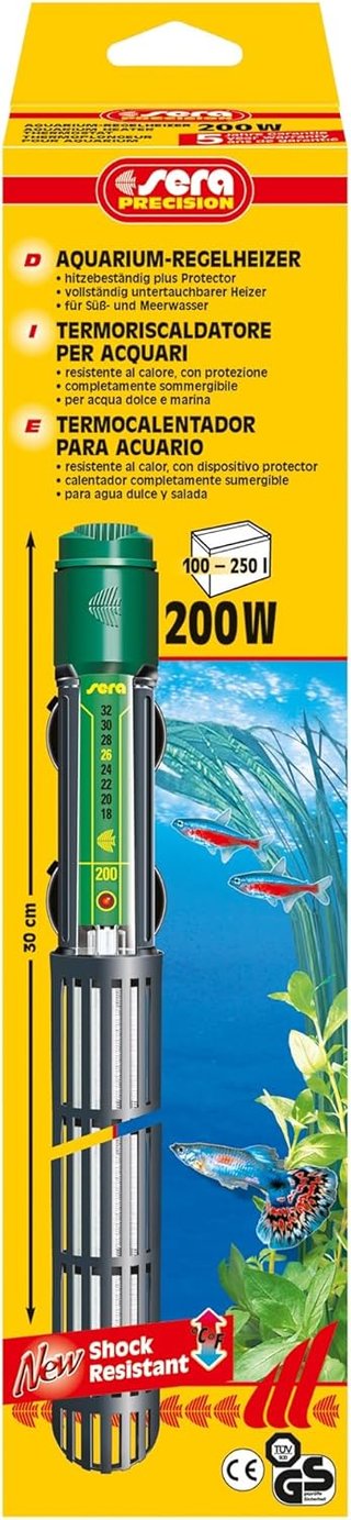 Termocalentador para acuario 50W temperatura