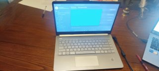 Portátil HP plata