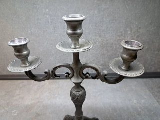 Coppia Candelabri in  Metallo