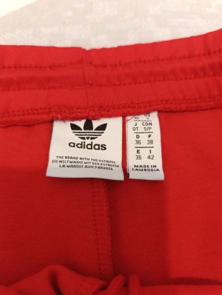 Adidas Adicolor SST Rojo T36 Y2K Track Pants