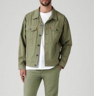Chaqueta Levi's Verde Trucker Original