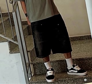 Pantalones anchos negros