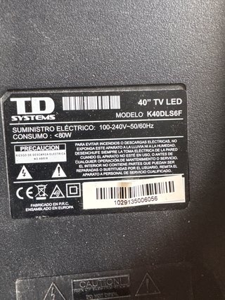TD Systems TV 40’’