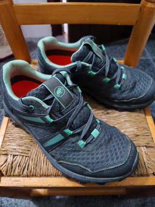 Zapatillas Mujer Mammut Gris/Verde