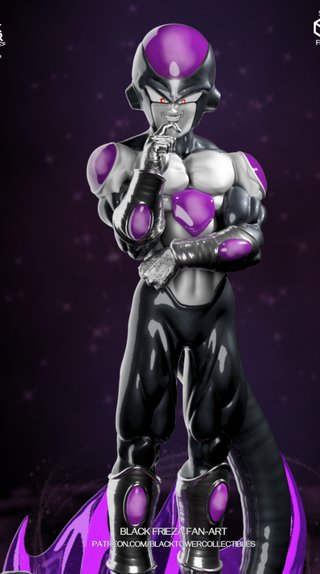 Figura Resina Black Freezer Dragon Ball
