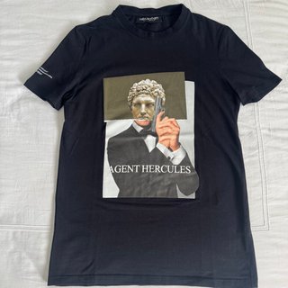 Camiseta Neil Barrett Hercules Negra Talla XS