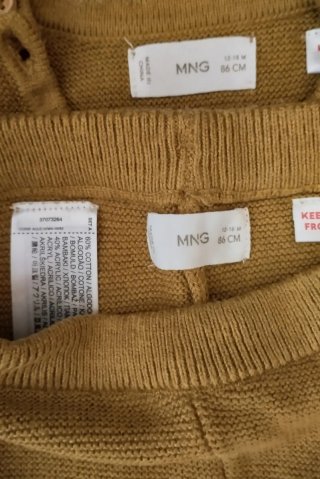 Conjunto jersey y pantalón mostaza