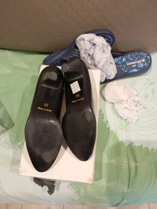 Ciabatte donna blu/multicolor taglia 36