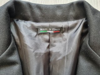 Chaqueta de vestir negra mujer