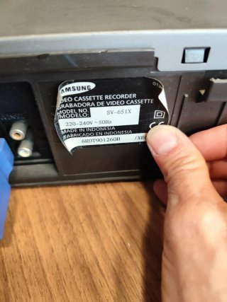 Reproductor VHS Samsung