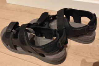 Sandalias Clarks Hombre Negras