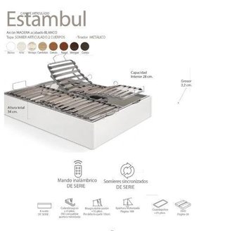 CANAPÉ ARTICULADO ELÉCTRICO ESTAMBUL.