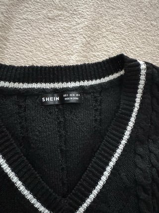 Vestido de punto negro