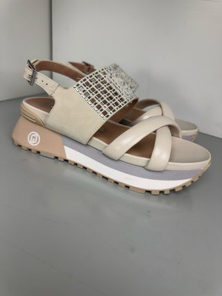 Sandali Liu Jo Beige/Argento Donna