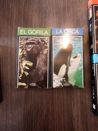 10 Cintas VHS Animales Documentales Español