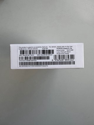 Honor Magic 8 Lite 512GB Negro