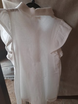 Polo niña blanco UNIT KIDS talla 6/7