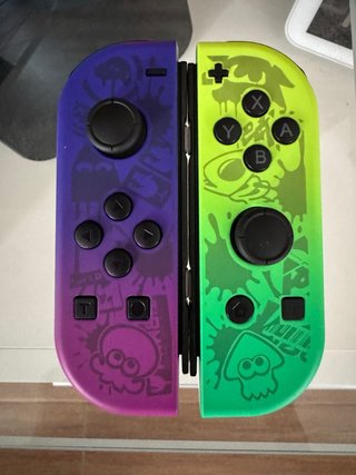 Mandos Nintendo Switch Splatoon Edición Limitada