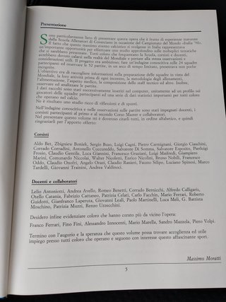 Libro Italia '90 F.I.G.C. Scuola Allenatori
