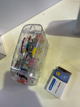 Grapadora Rapesco 626EL USB Transparente