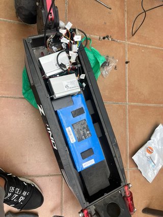 Patinete eléctrico para piezas