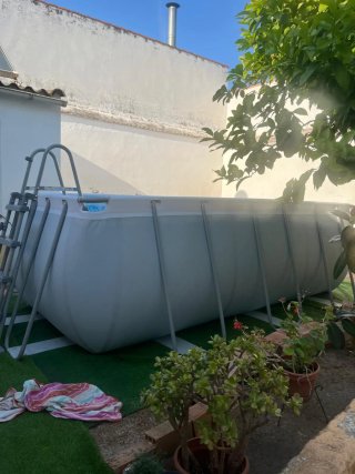 Piscina Desmontable Tubular Azul