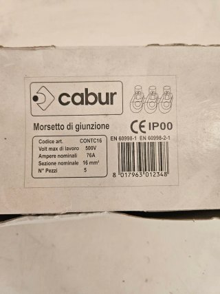 Cabur morsetti contc16 5 barrette
