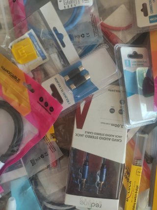 Lote 30+ Conexiones y Cables Varios