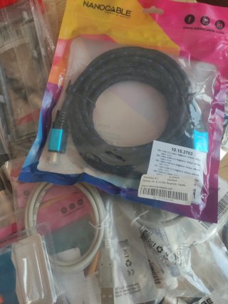 Lote 30+ Conexiones y Cables Varios