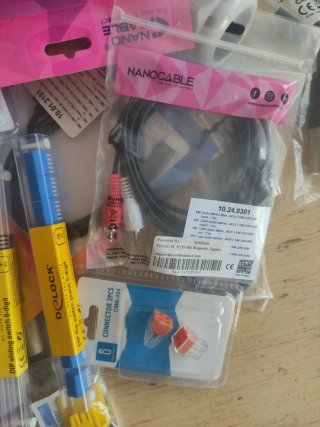 Lote 30+ Conexiones y Cables Varios