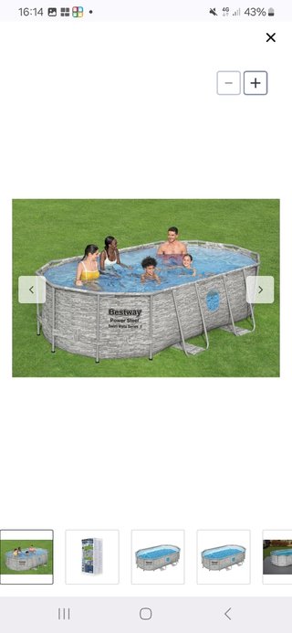 Piscina Bestway Ovalada pvc Leroy Merlin