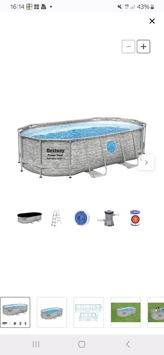 Piscina Bestway Ovalada pvc Leroy Merlin
