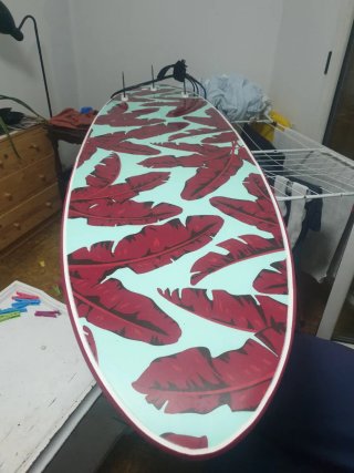 Prancha Olaian 7'0 com capa