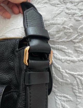 Bolso Lancel Besace Jo Negro Piel