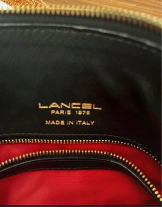Bolso Lancel Besace Jo Negro Piel