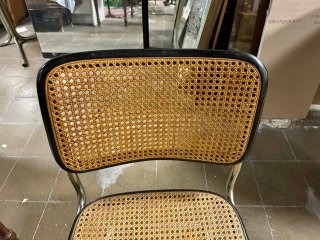 Silla Cesca Vintage Breuer Años 70 Ratán Metal