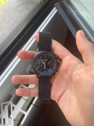 Reloj William L. Negro Cronógrafo