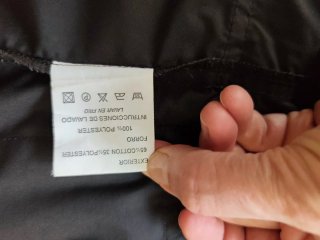 Parka fina para mujer T-40 marrón oscuro