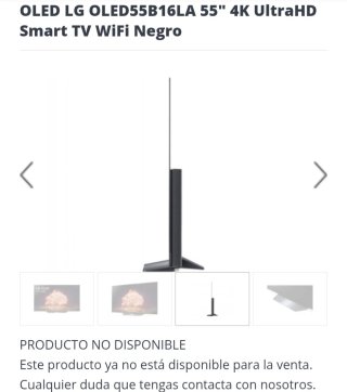 LG Smart TV 4K UHD  oled55b16la 55