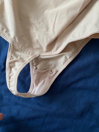 Calzoncillos de ajuste beige mujer