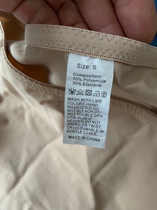 Calzoncillos de ajuste beige mujer