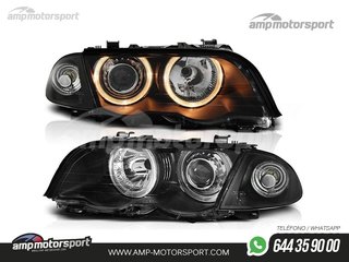 FAROS DELANTEROS OJOS DE ANGEL PARA BMW SERIE 3 E46 / BERLINA / TOURING