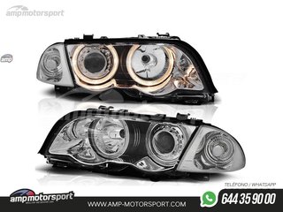 FAROS DELANTEROS OJOS DE ANGEL PARA BMW SERIE 3 E46 / BERLINA / TOURING