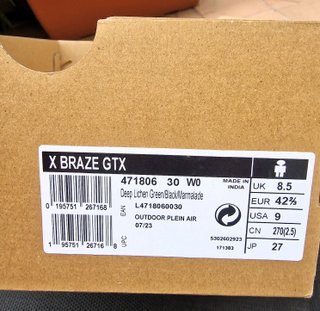 Zapatillas Salomon X Braze GTX Talla 42.5